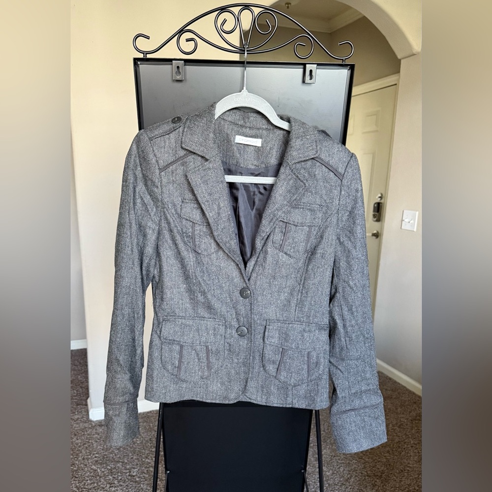 Promod Charcoal Blazer Jacket